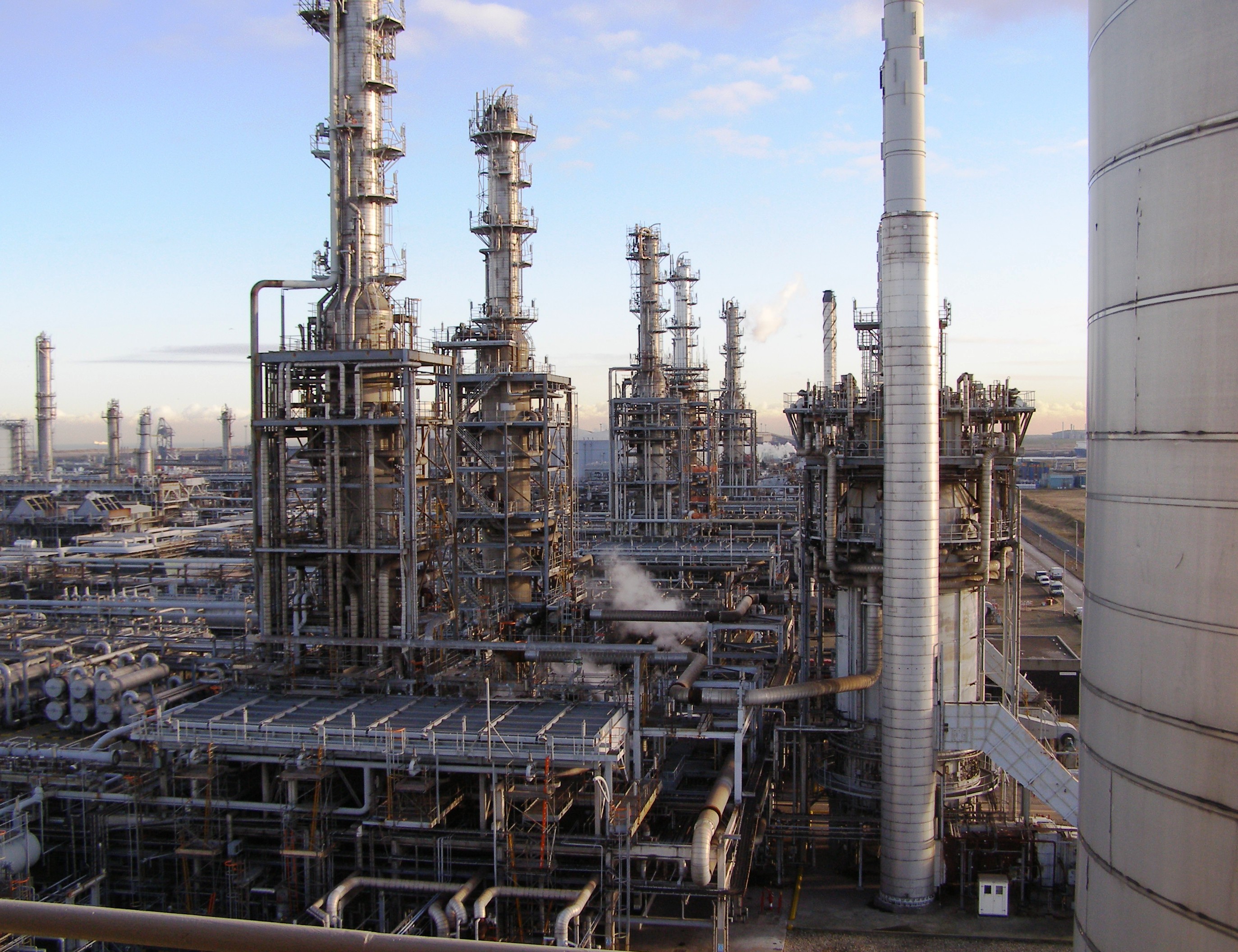 oil refinery